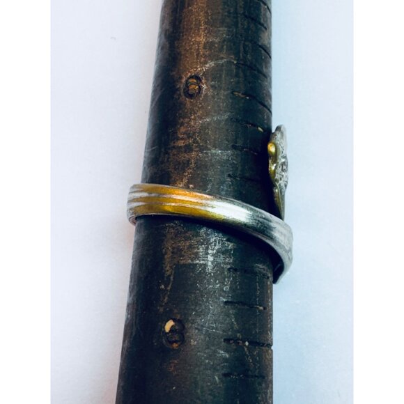 Vintage Estate WM Rogers Floral Spoon Ring Silver Plated Size 7, Handmade Jewelr - Picture 11 of 11